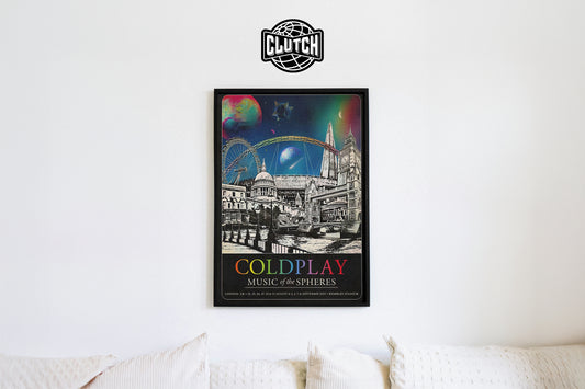 Coldplay 'Music Of The Spheres' Poster