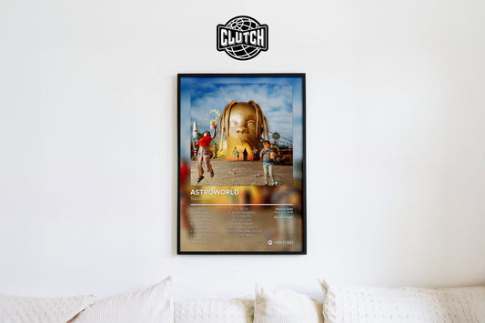 Travis Scott 'ASTROWORLD' Album Poster