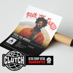 Brent Faiyaz 'F*** The World' Tracklist Poster