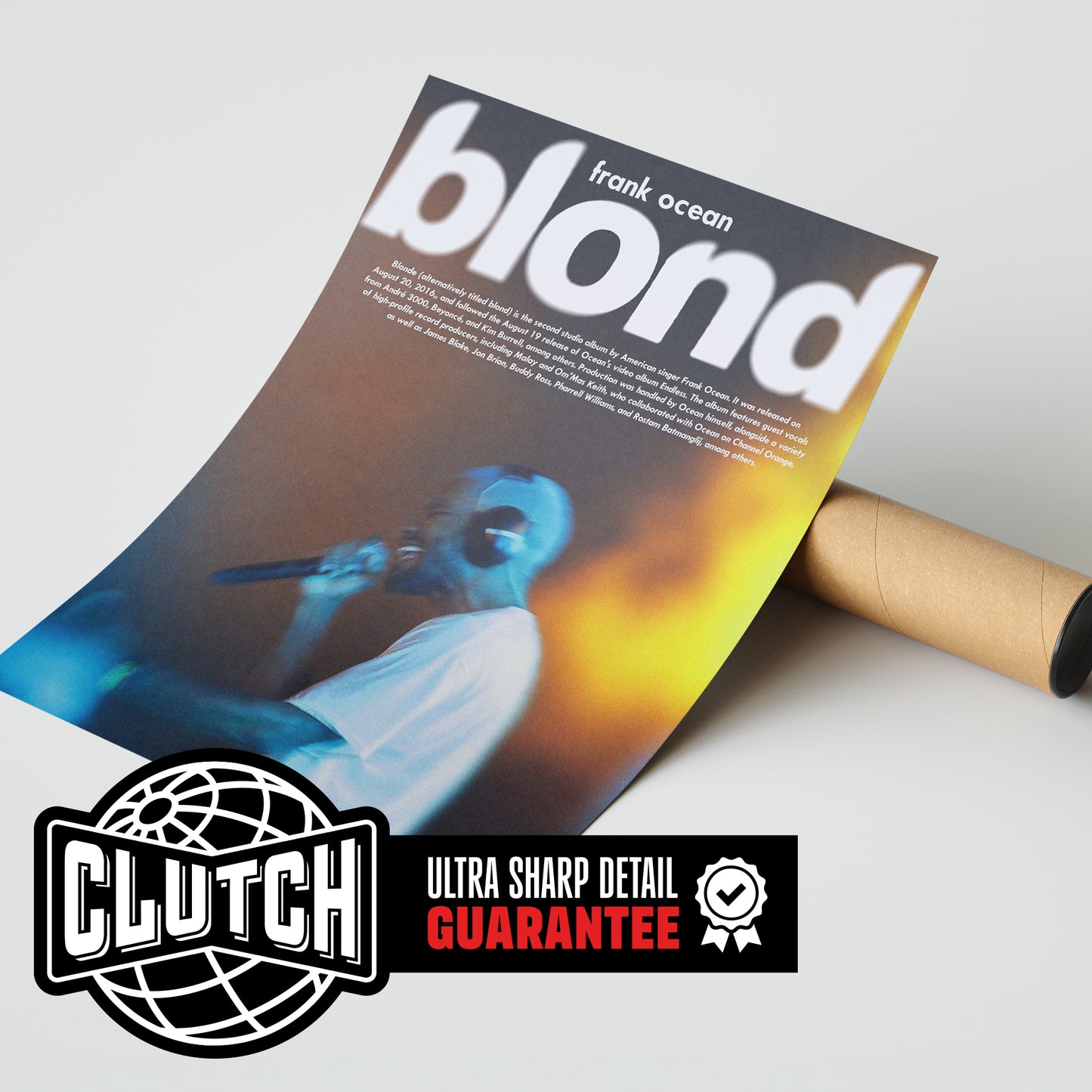 Frank Ocean 'Blond' Blurred Poster