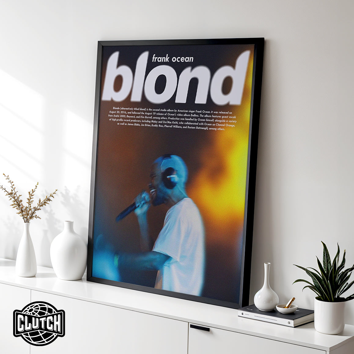 Frank Ocean 'Blond' Blurred Poster