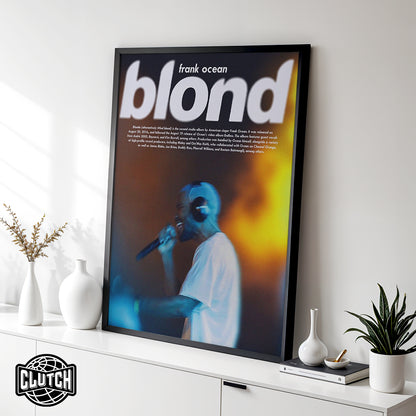 Frank Ocean 'Blond' Blurred Poster
