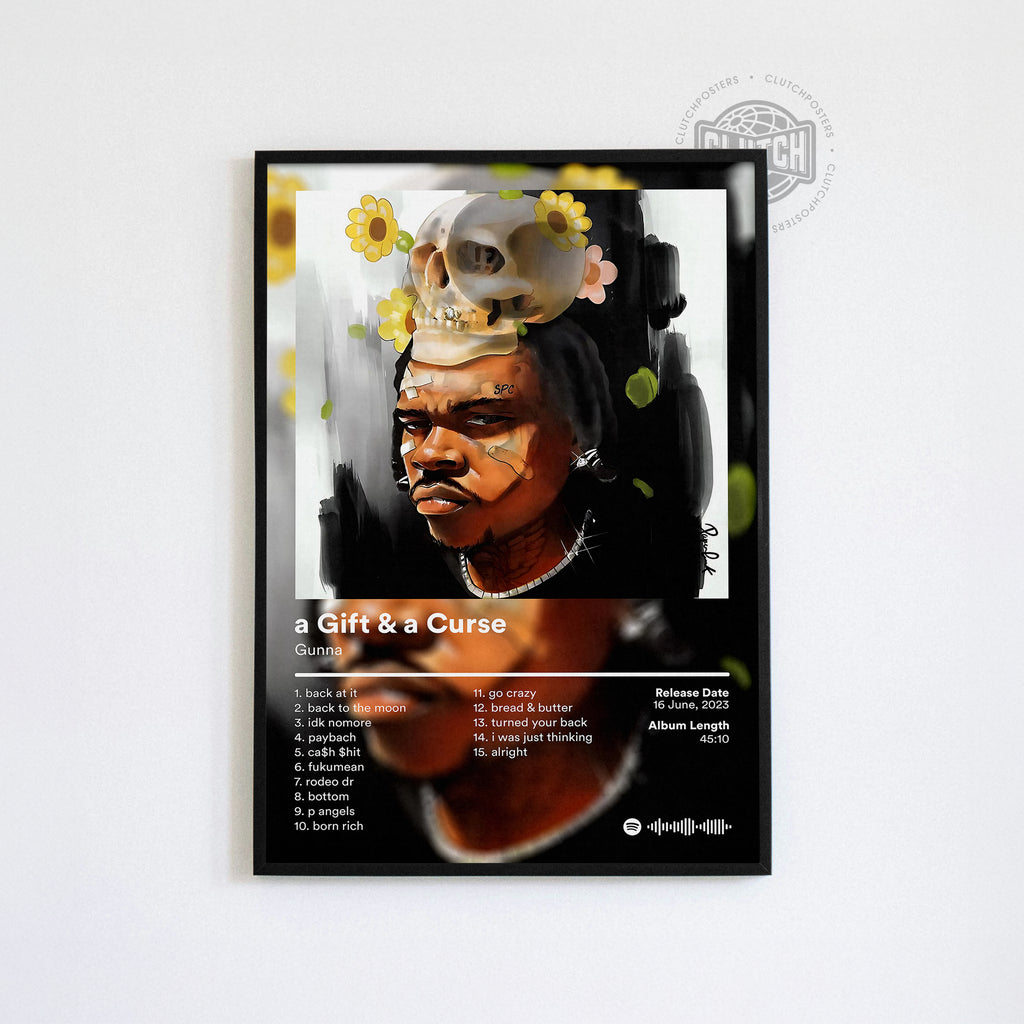 Gunna 'a Gift & a Curse' Album Poster