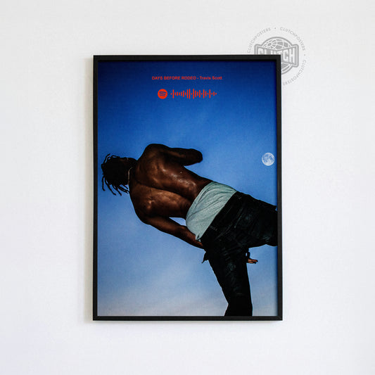 Travis Scott 'Days Before Rodeo' Spotify Poster
