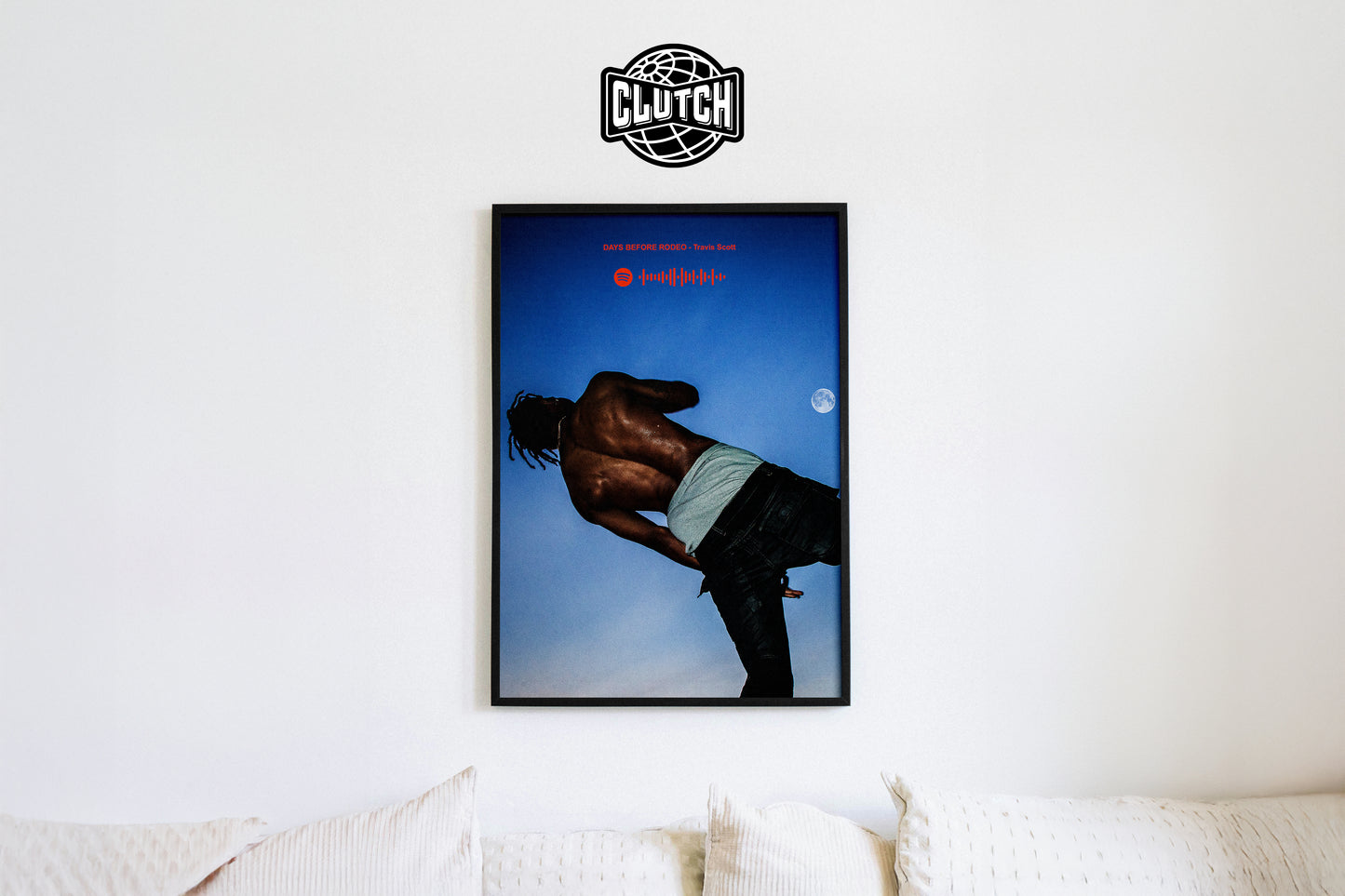 Travis Scott 'Days Before Rodeo' Spotify Poster