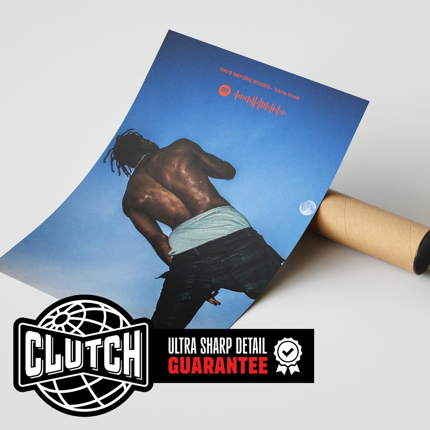 Travis Scott 'Days Before Rodeo' Spotify Poster