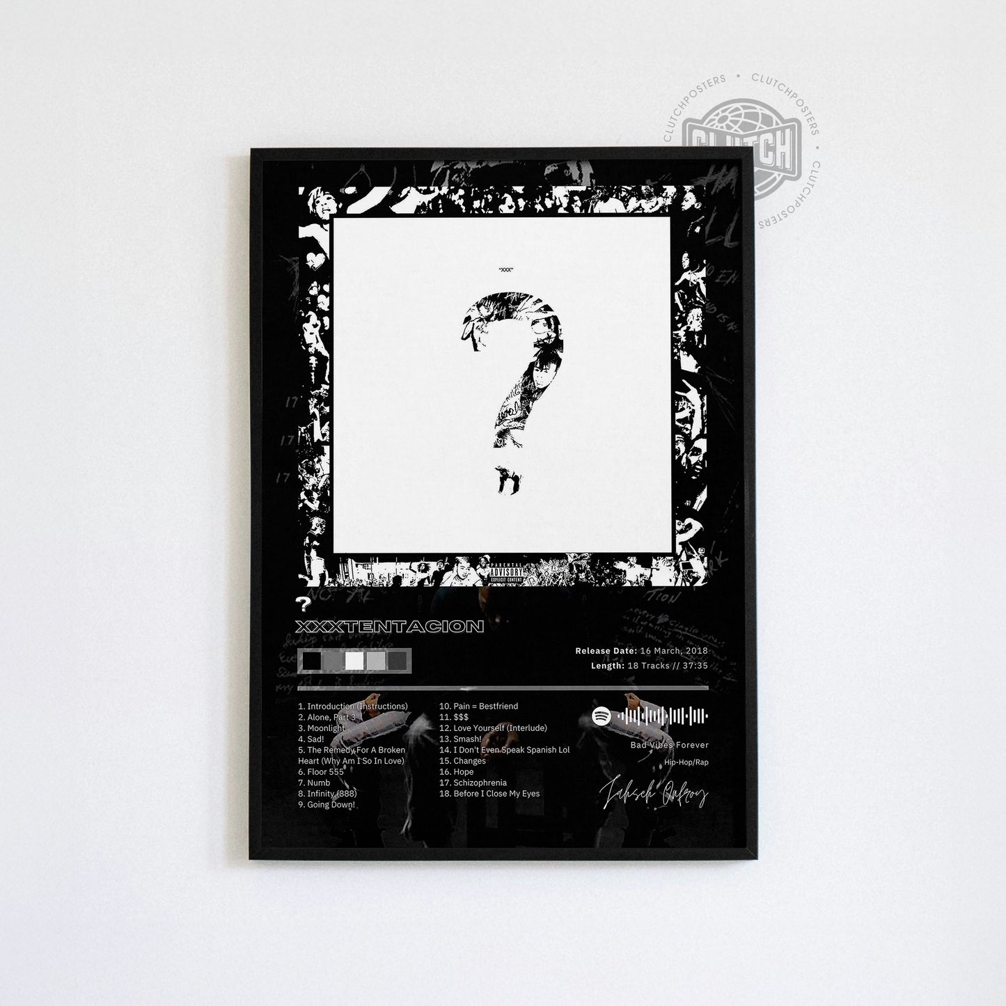 XXXTENTACION '?' Album Poster
