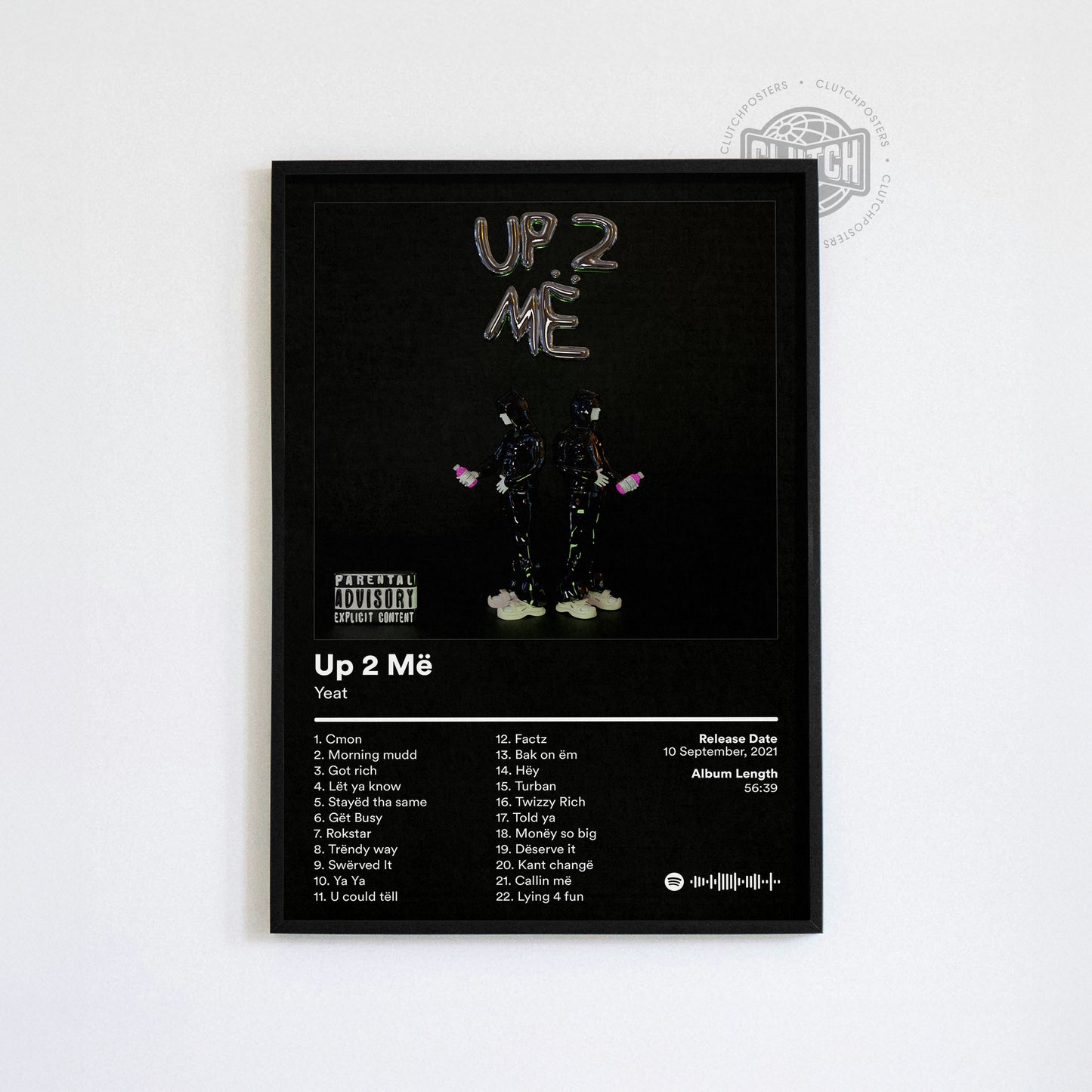 Yeat 'Up 2 Më' Album Poster