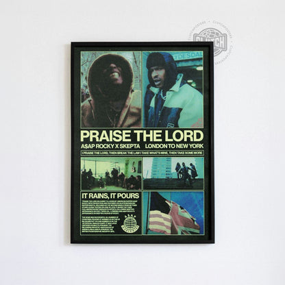 Asap Rocky 'Praise The Lord' Cover Poster