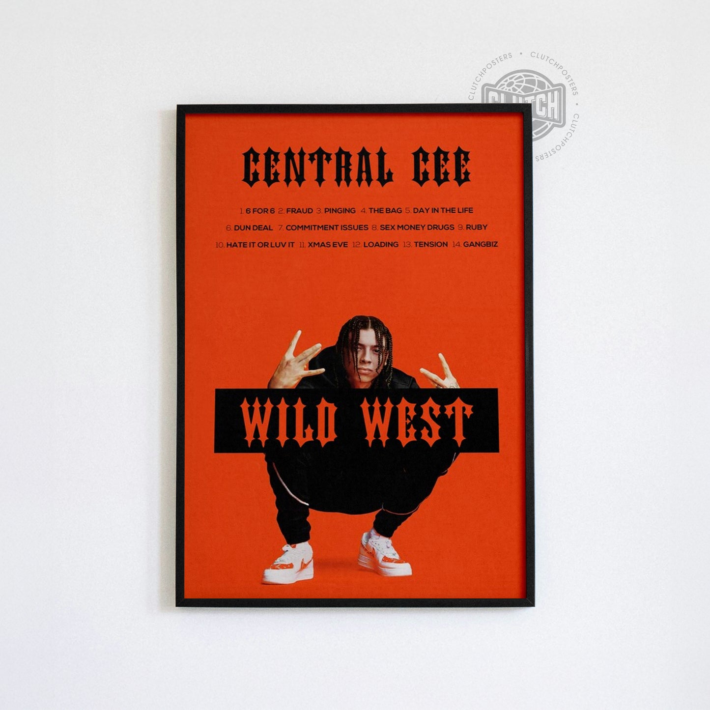 Central Cee 'Wild West' Poster