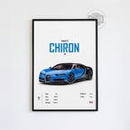 Bugatti Chiron 'CORE' Car Poster