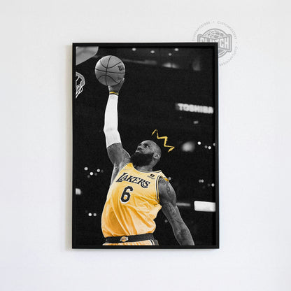 Lebron James 'KING' Poster