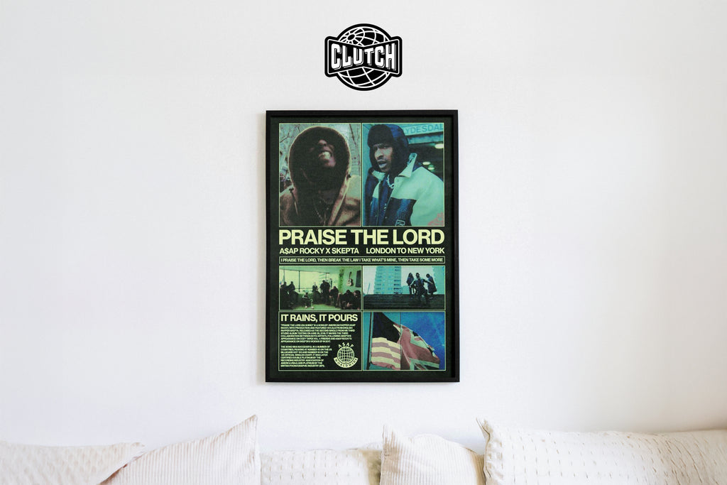 Asap Rocky 'Praise The Lord' Cover Poster