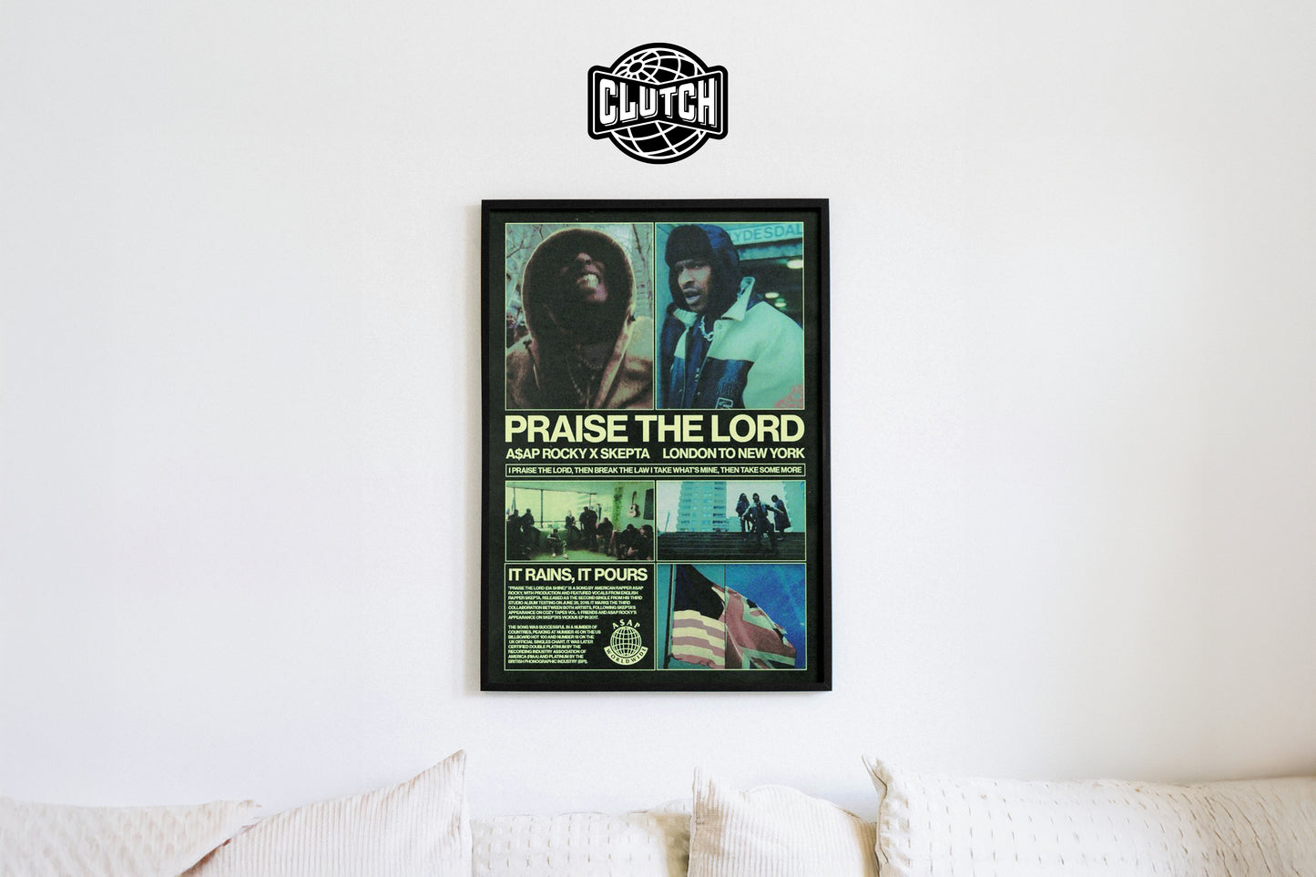Asap Rocky 'Praise The Lord' Cover Poster