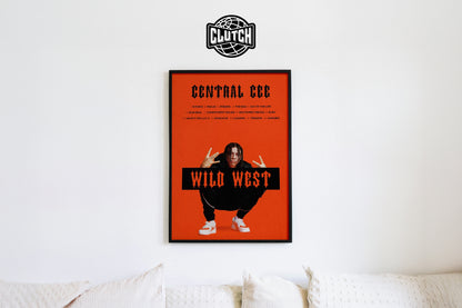 Central Cee 'Wild West' Poster