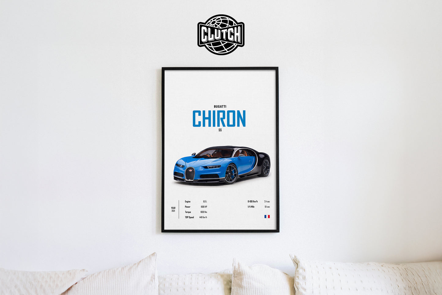 Bugatti Chiron 'CORE' Car Poster