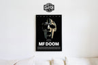MF DOOM 'Masked Villain' B&W Poster