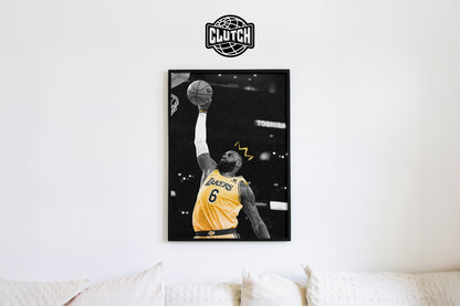 Lebron James 'KING' Poster