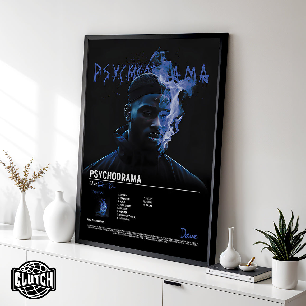 Dave "PSYCHODRAMA" Tracklist Poster