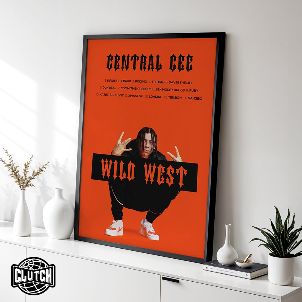 Central Cee 'Wild West' Poster