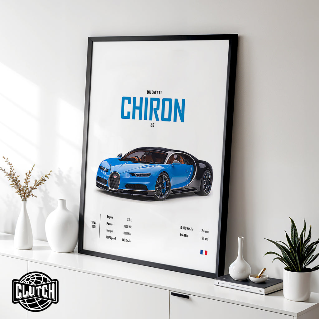 Bugatti Chiron 'CORE' Car Poster