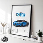 Bugatti Chiron 'CORE' Car Poster