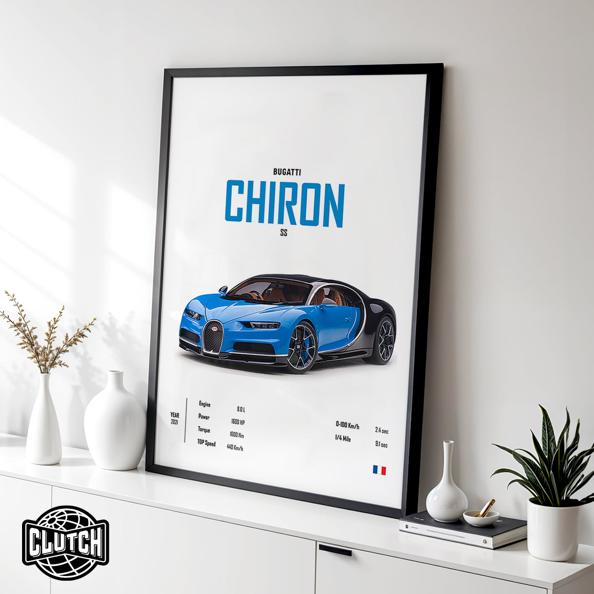Bugatti Chiron 'CORE' Car Poster