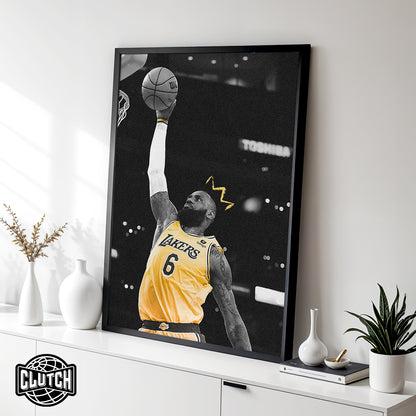 Lebron James 'KING' Poster