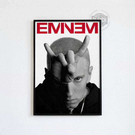 Eminem Red Devil Poster