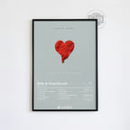 Kanye West '808s & Heartbreak' Album Poster