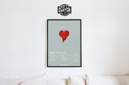 Kanye West '808s & Heartbreak' Album Poster