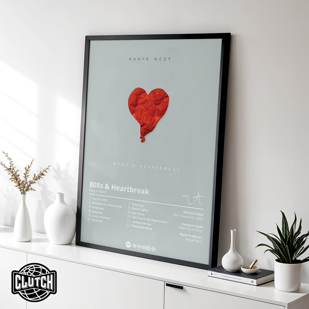 Kanye West '808s & Heartbreak' Album Poster