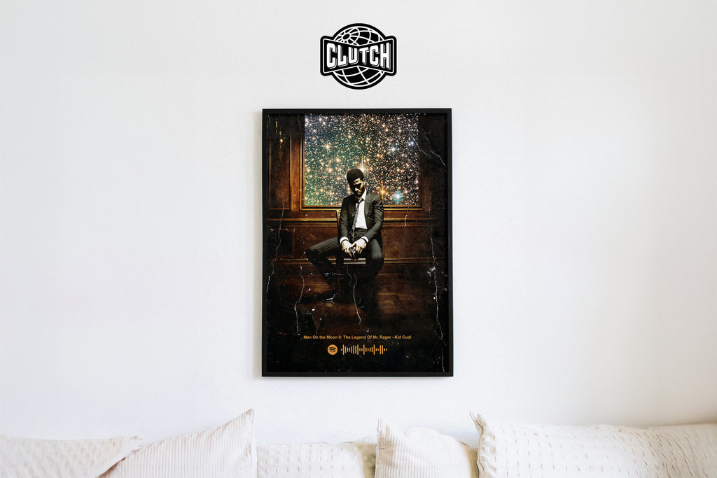 Kid Cudi 'Man On The Moon II: The Legend Of Mr. Rager' Spotify Poster