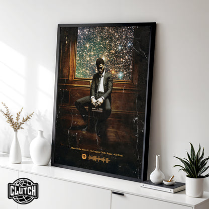 Kid Cudi 'Man On The Moon II: The Legend Of Mr. Rager' Spotify Poster