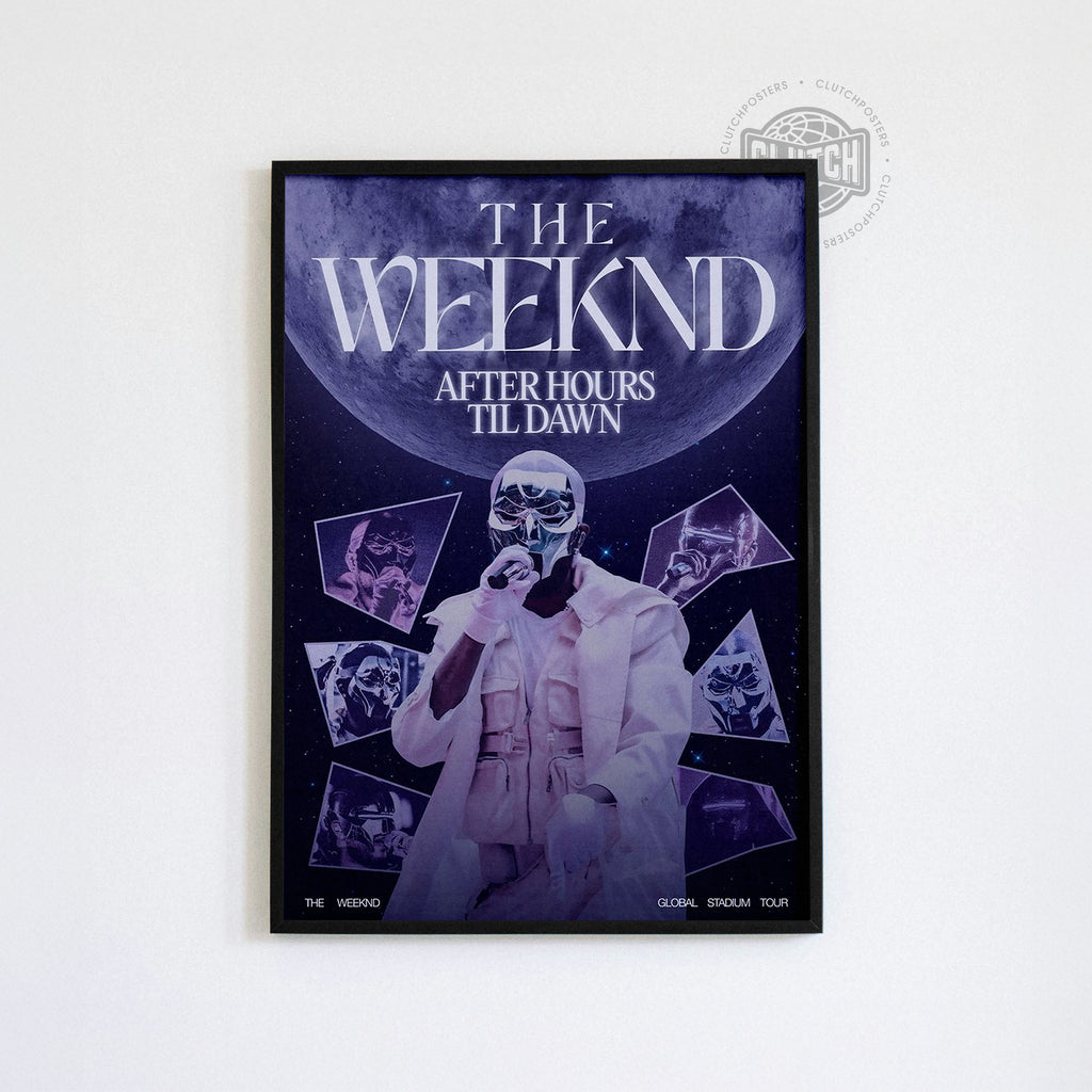 The Weeknd 'After Hours' Tour Poster