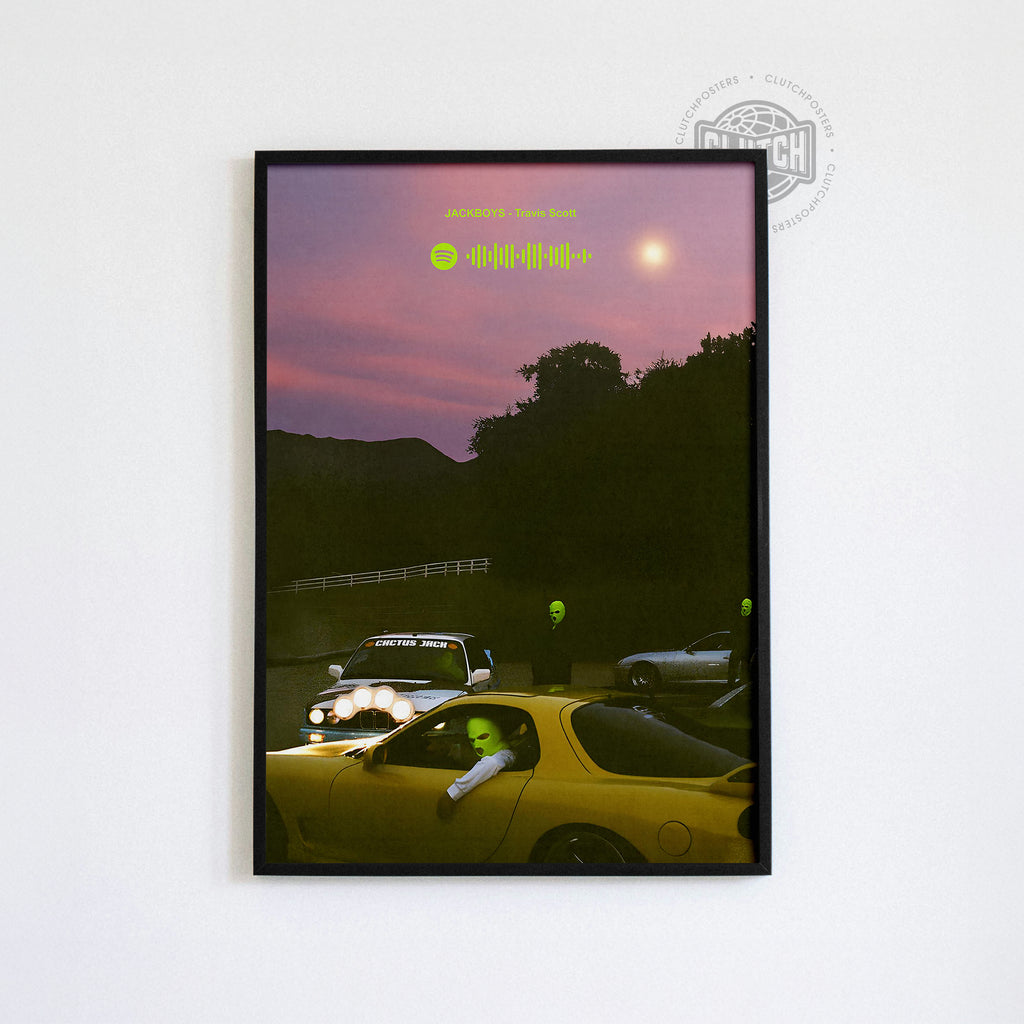 Travis Scott 'Jackboys' Spotify Poster
