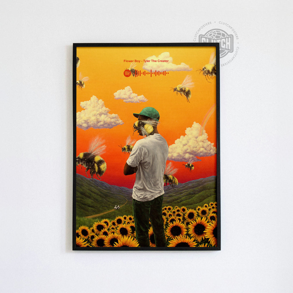 Tyler The Creator 'Flower Boy' Spotify Poster