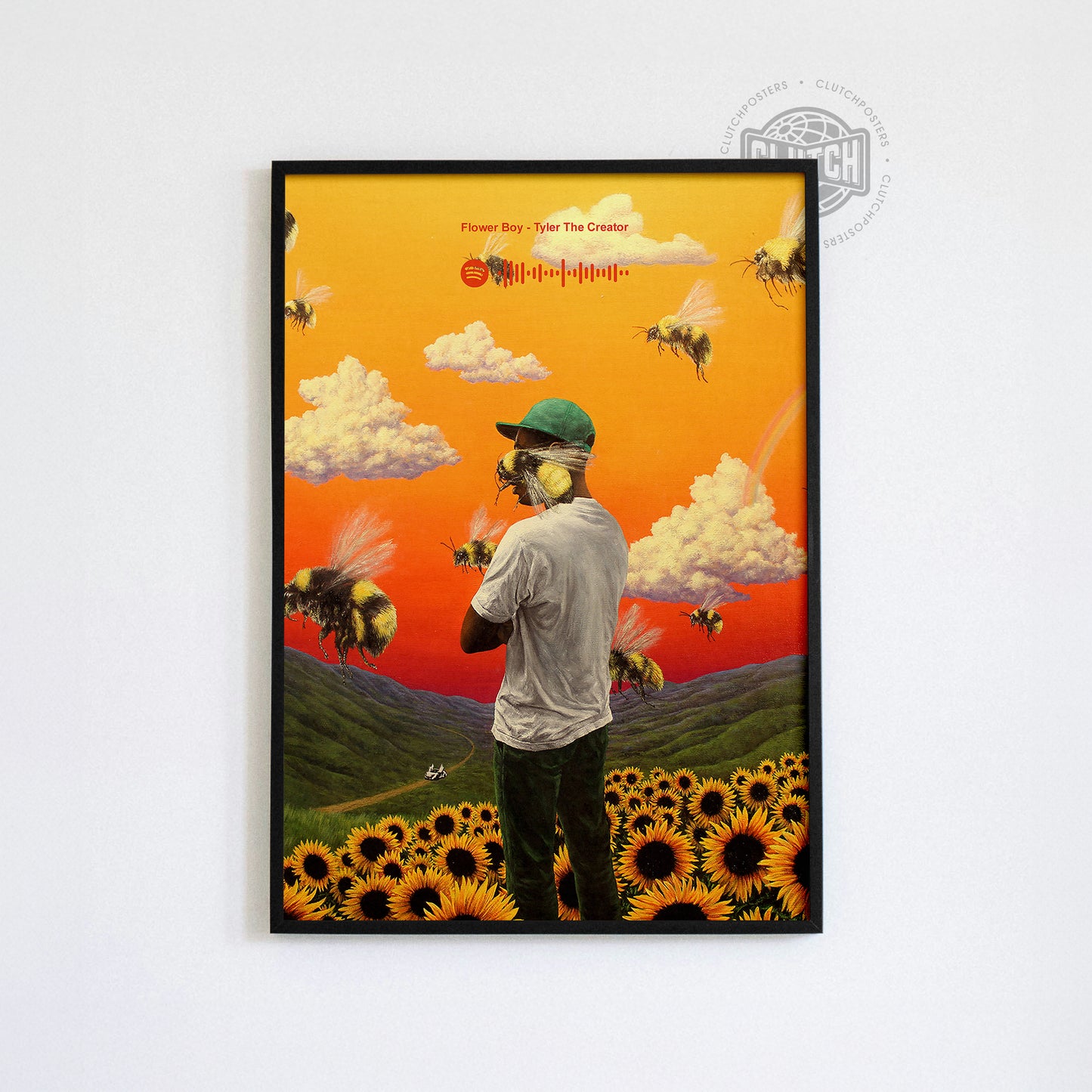 Tyler The Creator 'Flower Boy' Spotify Poster