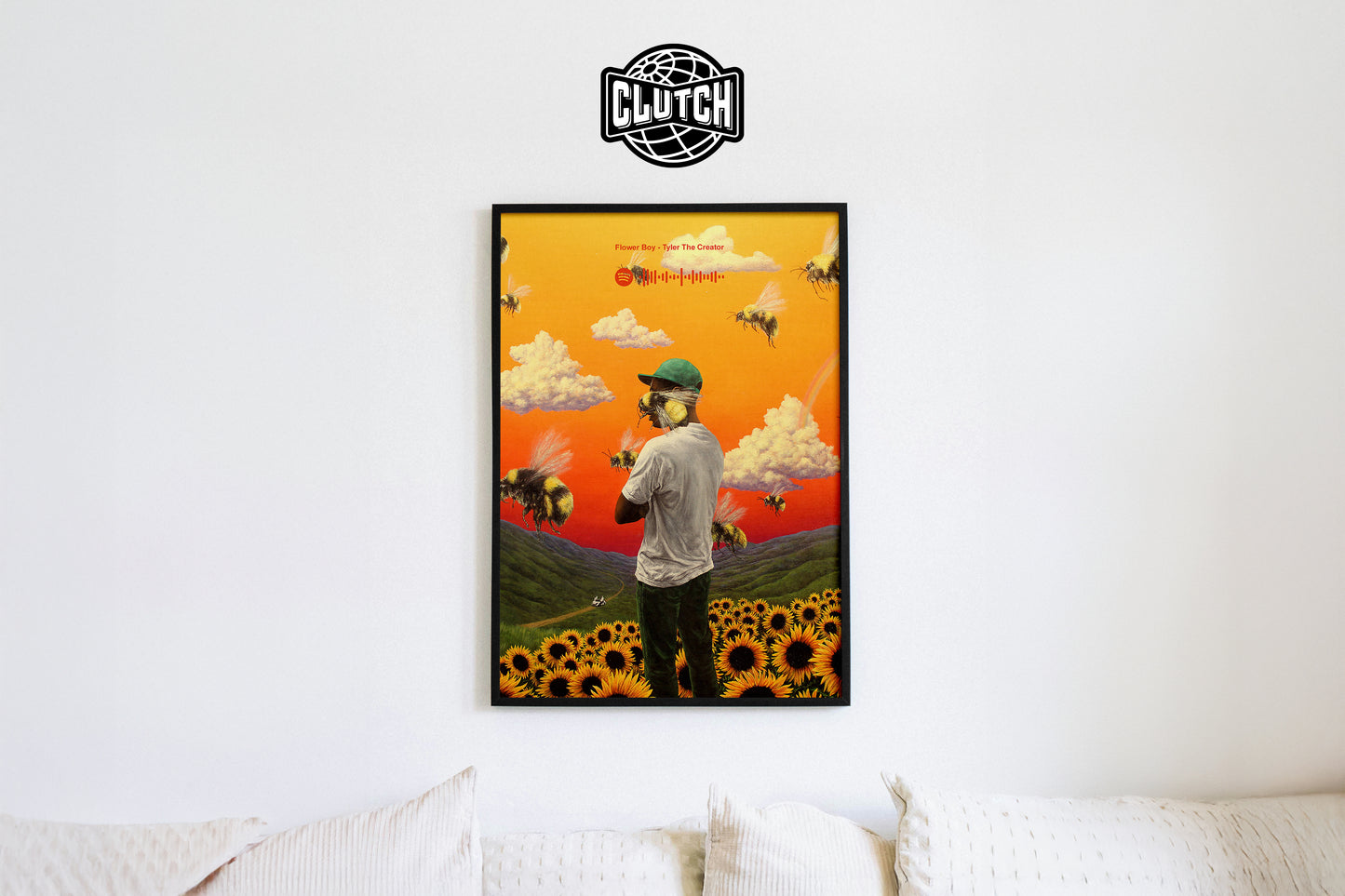 Tyler The Creator 'Flower Boy' Spotify Poster
