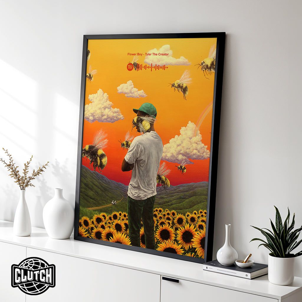 Tyler The Creator 'Flower Boy' Spotify Poster