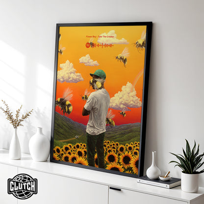 Tyler The Creator 'Flower Boy' Spotify Poster