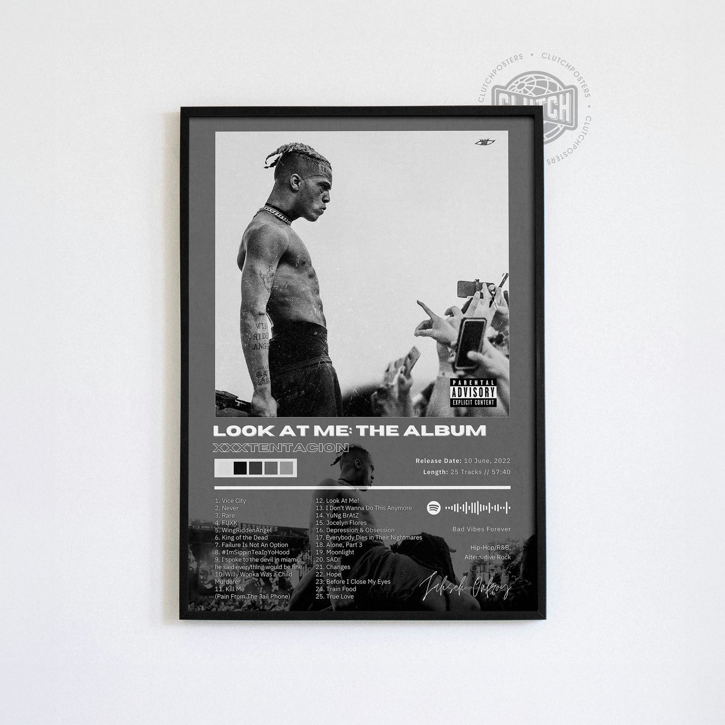 XXXTENTACION 'LOOK AT ME: THE ALBUM' Album Poster