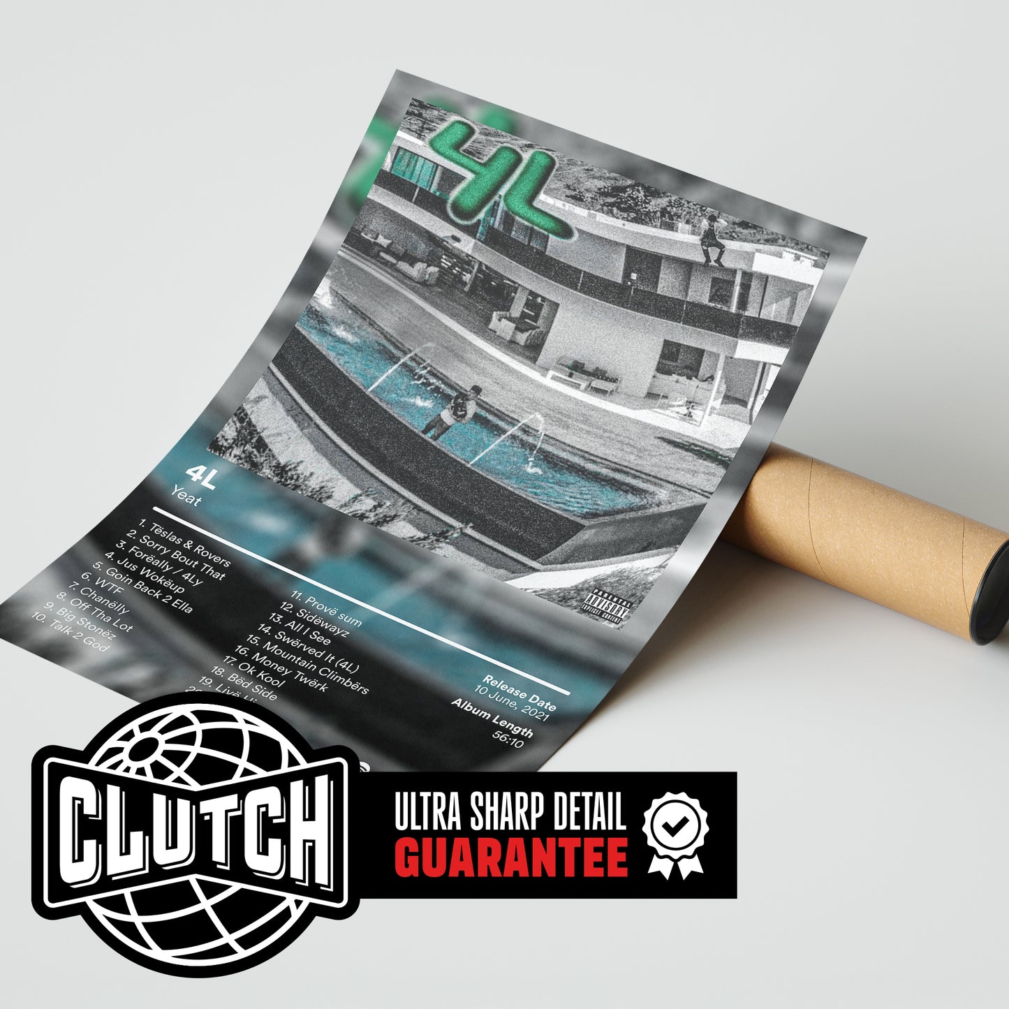 Yeat '4L' Album Poster