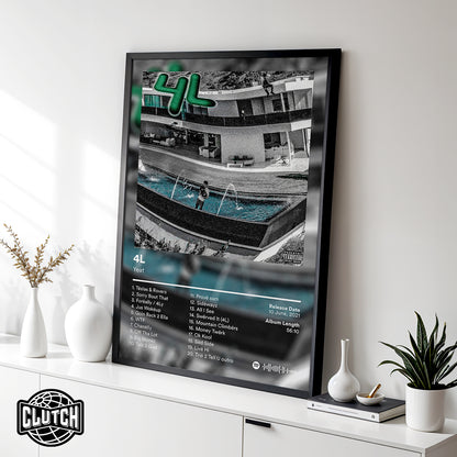 Yeat '4L' Album Poster