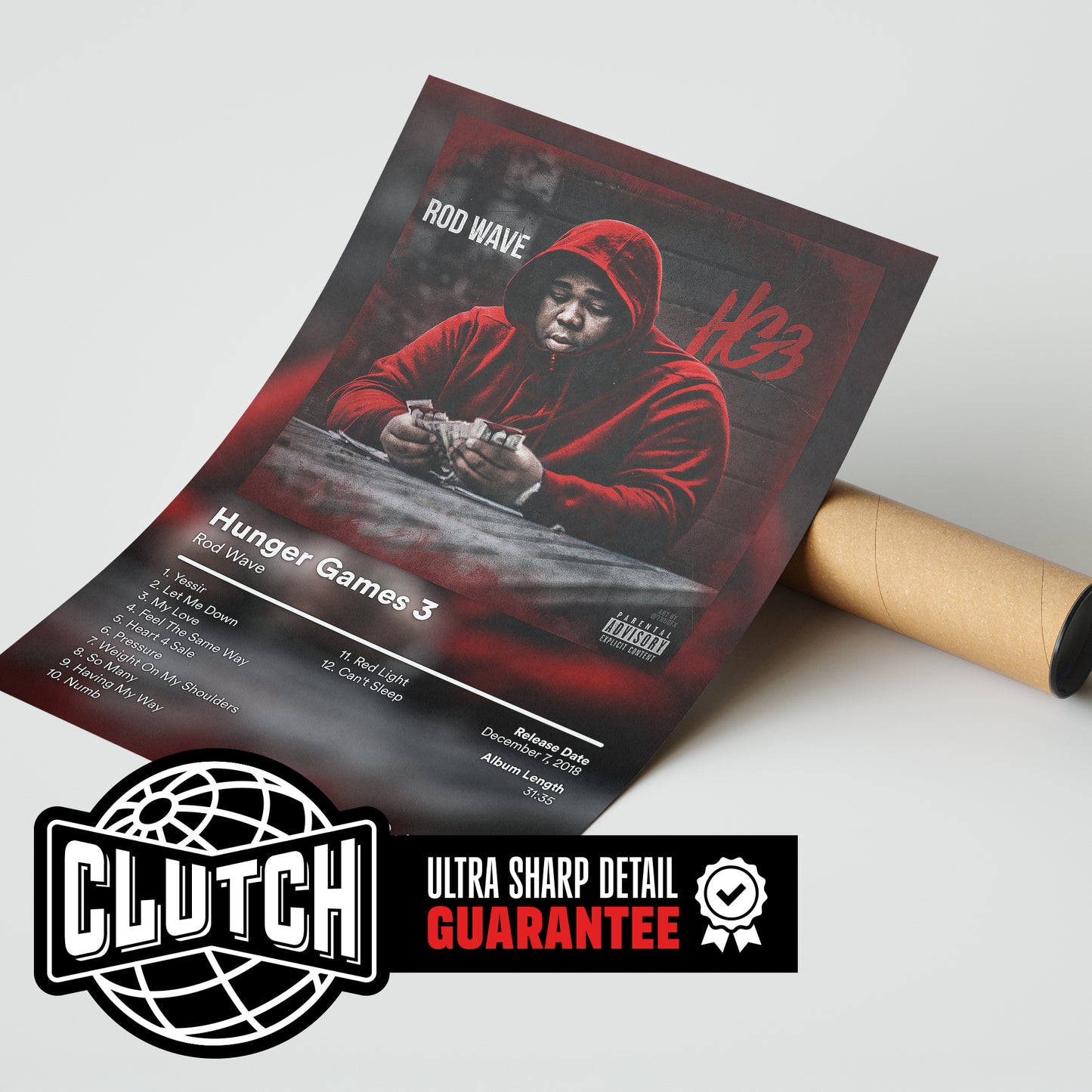 Rod Wave 'Hunger Games 3' Album Poster