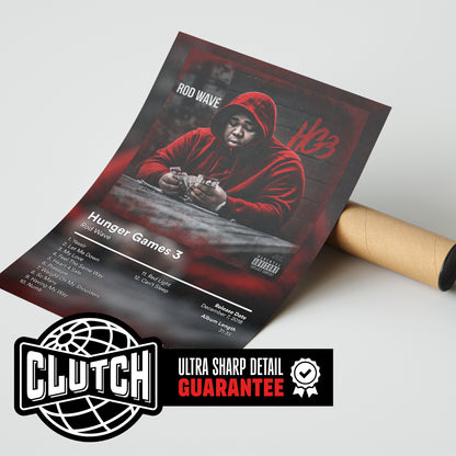 Rod Wave 'Hunger Games 3' Album Poster