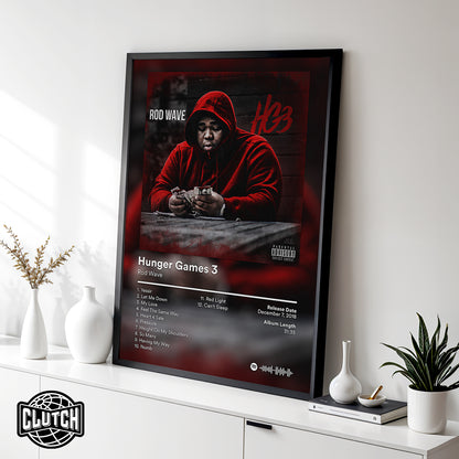 Rod Wave 'Hunger Games 3' Album Poster