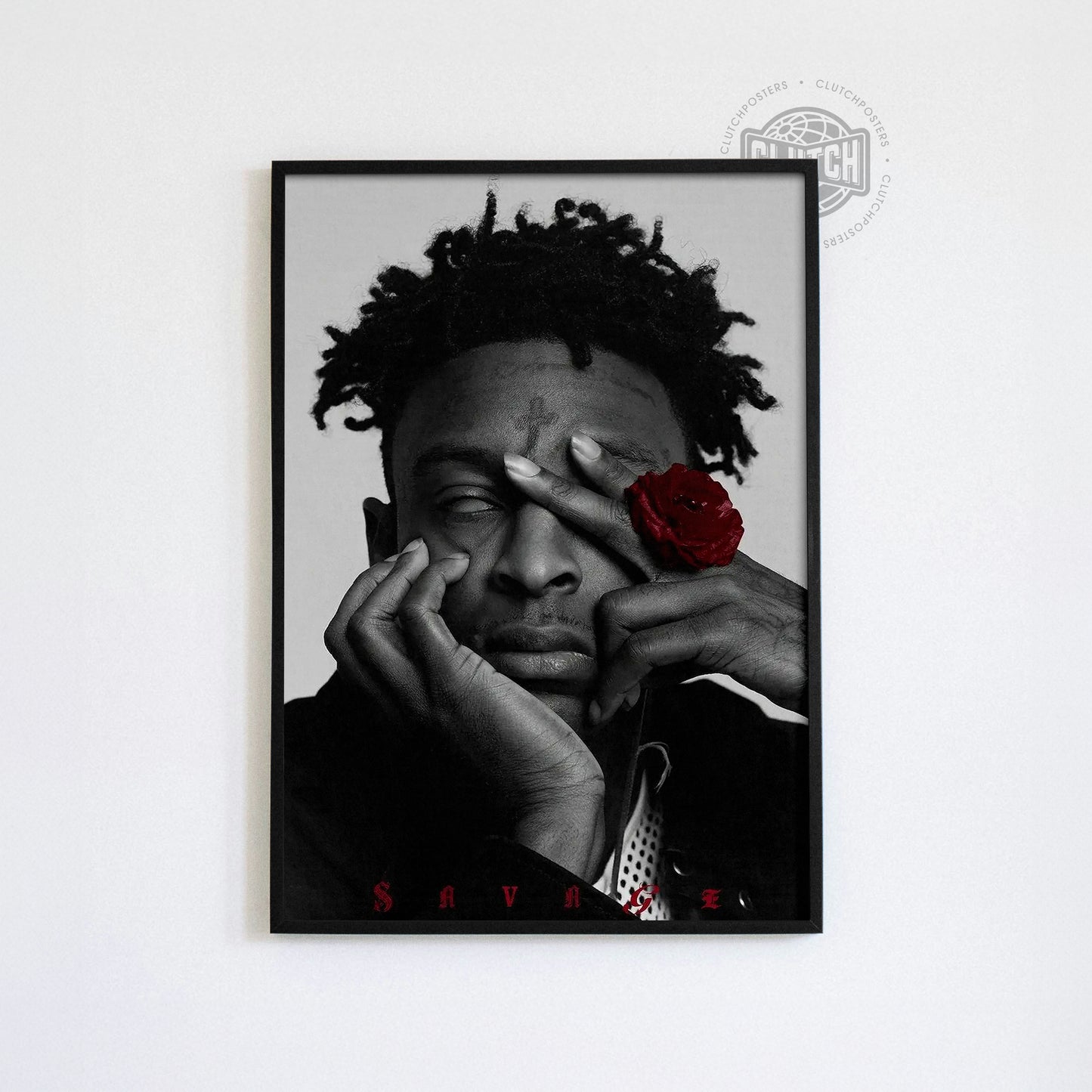 21 Savage Rose Poster