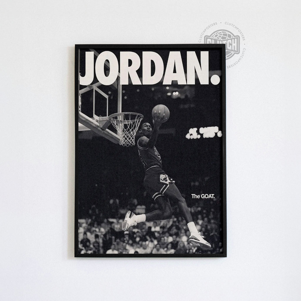 Michael Jordan 'The Goat' Poster
