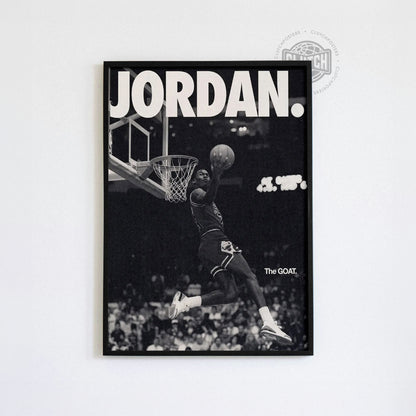 Michael Jordan 'The Goat' Poster